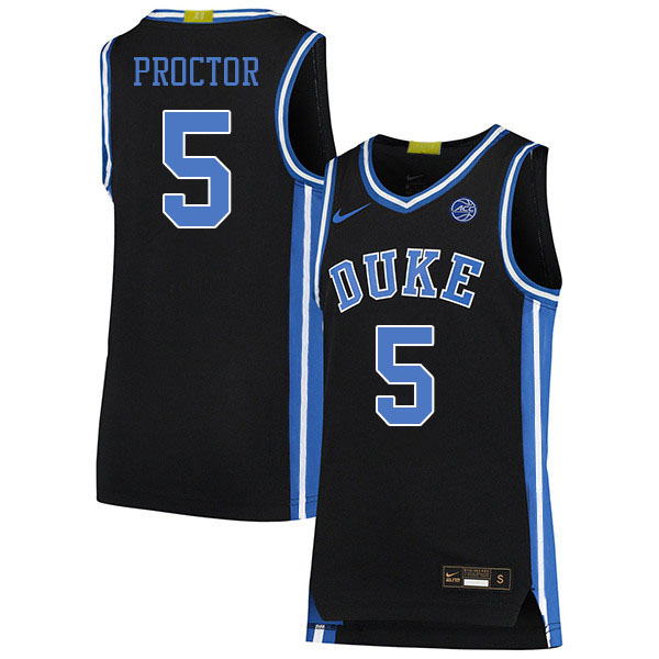 Duke Blue Devils #5 Tyrese Proctor 2022-23 College Stitched Basketball Jerseys Sale-Black